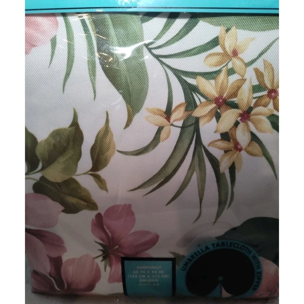Avanti‎ Home Rainforest Indoor Outdoor Tablecloth 60